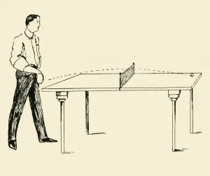 Parker Prints: Under-Hand Fore-Hand Drive, 1902. Creator: Unknown
