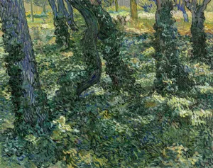 Vincent Prints: Undergrowth, 1889. Artist: Gogh, Vincent, van (1853-1890)