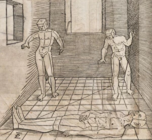 Underweissung der Proportzion und stellung der possen, 1538. Creator: Erhard Schön