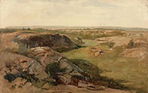 Berndt Lindholm Prints: Undulating Country. Study, 1868. Creator: Berndt Lindholm