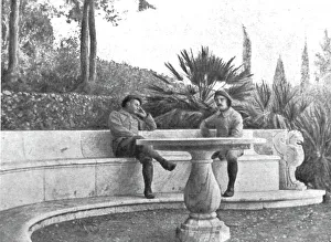 Requisitioned Prints: Une base Allemande en Adriatique; dans les jardins de l'Achilleion