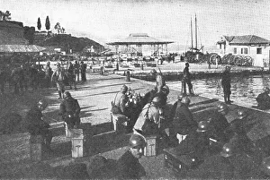 Landing Party Prints: Une base Allemande en Adriatique: L'occupation de Corfou; Le matin du 11 janvier