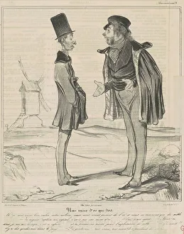 Une mine d'or qui dort, 19th century. Creator: Honore Daumier