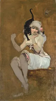 At The Toilet Collection: Une paire d amis, ca 1881. Creator: Willette, Adolphe (1857-1926)