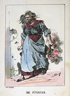 Une Petroleuse, Paris Commune, 1871 Une Petroleuse, Paris Commune, 1871