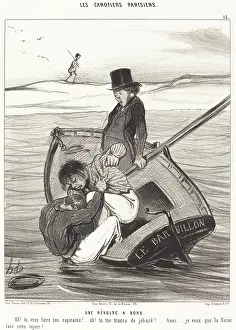 Day Out Prints: Une Revolte a Bord, 1843. Creator: Honore Daumier