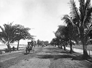 Pasig Prints: Une rue a Manille;Les Terres Du Pacifique, 1914. Creator: Unknown