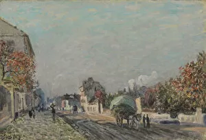 Alfred 1839 1899 Gallery: Une rue a Marly, 1876. Artist: Sisley, Alfred (1839-1899)