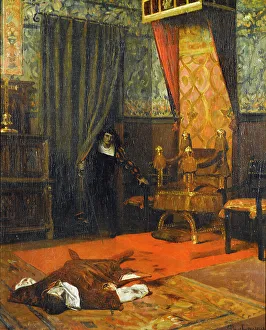 Jean Paul Laurens Prints: Une victime des Borgia, c1875. Creator: Jean-Paul Laurens