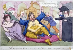 Matthew Wood Collection: The Unexpected Visit or more free than welcome, 1820
