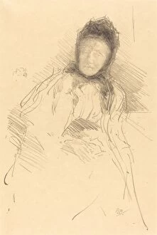 Deborah Delano Haden Gallery: Unfinished Sketch of Lady Haden, 1895. Creator: James Abbott McNeill Whistler