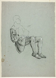 Unfinished Sketch of Seated Man, n.d. Creator: Henry Stacy Marks