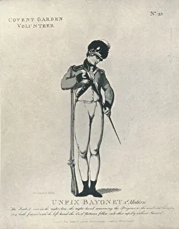 Unfix Bayonet 3rd Motion, 1798 (1909). Artist: Thomas Rowlandson