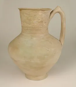 Unglazed Ewer, Iran, 9th-10th century. Creator: Unknown