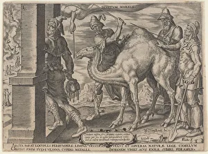 Heemskerck Gallery: The Unhappy Lot of the Rich, 1563. Artist: Heemskerck, Maarten Jacobsz, van (1498-1574)