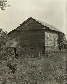House Front Prints: Unidentified cabin, Natchez vic