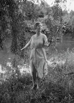 Unidentified dancer, possibly an Elizabeth Duncan dancer, between 1911 and 1942. Creator: Arnold Genthe