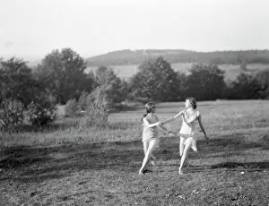 Unidentified dancers, possibly Elizabeth Duncan dancers, between 1911 and 1942. Creator: Arnold Genthe