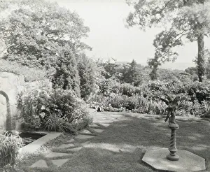 Lantern Slides 1910 1940 Gmgpc Prints: Unidentified house and garden, between 1910 and 1935. Creator: Frances Benjamin Johnston