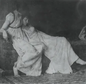 Unidentified Models in Greek Costumes, c. 1883. Creator: Thomas Eakins