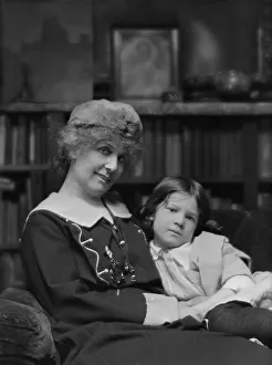 Mackaye Percy Prints: Unidentified woman and child, possibly members of the Percy MacKaye family