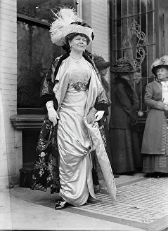 Unidentified Woman at Mrs. W. Wilson, 1st Breakfast, 1913. Creator: Unknown