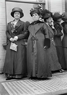 Coats Prints: Unidentified Women at Mrs. W. Wilson, 1st Breakfast, 1913. Creator: Unknown