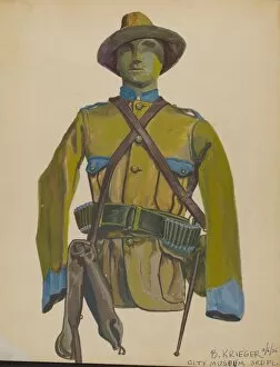 Bernard Krieger Gallery: Uniform, c. 1936. Creator: Bernard Krieger