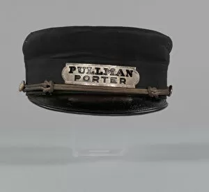 Public Transport Collection: Uniform cap owned by Pullman Porter Robert Thomas, ca. 1920