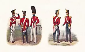 Traill Collection: Uniforms of the 86th Regt. 1842, and Regt. 1848, 1904