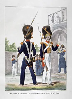 Thumbs Up Prints: Uniforms of foot soldiers of the French royal corps