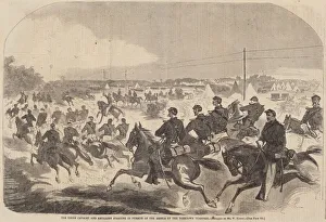 The Union Cavalry and Artillery Starting in Pursuit of the Rebels up the Yorktown