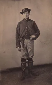 Union Cavalry Soldier with Pistol in Holster, 1861-65. Creator