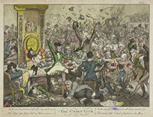 Mayhem Prints: The Union Club, 1801. Creator: Unknown