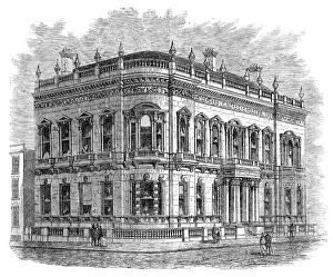 Club House Prints: The Union Club-House, Birmingham, 1869. Creator: Unknown