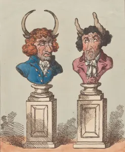 Images Dated 30th April 2020: The Union Head Dress!!, March 18, 1801. March 18, 1801. Creator: Thomas Rowlandson