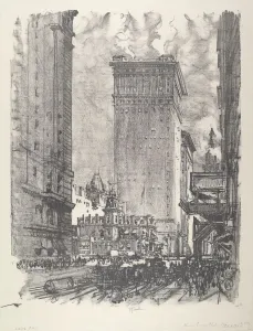 The Union League, 1912. Creator: Joseph Pennell