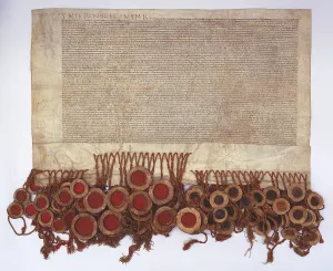 Sigismund Ii Prints: The Union of Lublin, 1569. Artist: Historical Document
