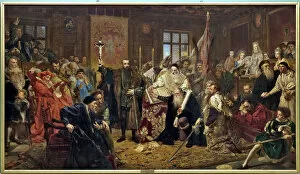 The Union of Lublin, 1869. Artist: Matejko, Jan Alojzy (1838-1893)