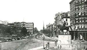 Union Square, New York, USA, 1895. Creator: Unknown