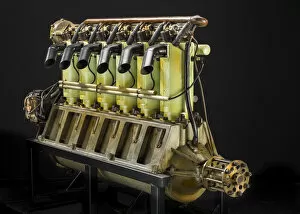 Union Type 1-6, In-line 6 Engine, ca. 1917. Creator: Union Gas Engine Company