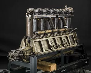 Union Type 2-6, In-line 6 Engine, ca. 1917. Creator: Union Gas Engine Company