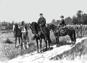The United States Army: Field Dress of the Officers and Men. 1891. Creator: Rufus Fairchild Zogbaum