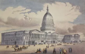 American School 19th Century Prints: United States Capitol - Washinton, D. C. pub