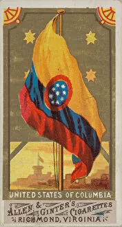 Colombian Gallery: United States of Columbia, from Flags of All Nations, Series 1 (N9) for Allen &