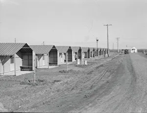 United States government camp for migratory workers, (FSA), Westley, California, 1939. Creator: Dorothea Lange