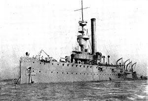 Gunship Prints: The United States gun-boat 'Wilmington', 1898. Creator: Unknown