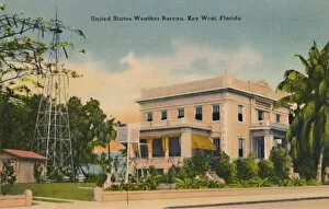 Key West Gallery: United States Weather Bureau, Key West, Florida, c1940s