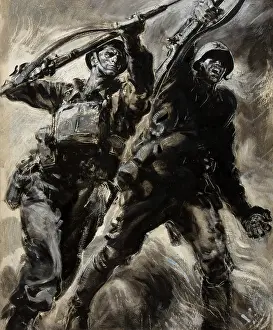 Unity Prints: Unity of Strength - WWII poster