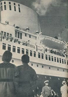 Lifeboat Collection: Universal admiration was accorded to the fine performance of the Bremen, 1936